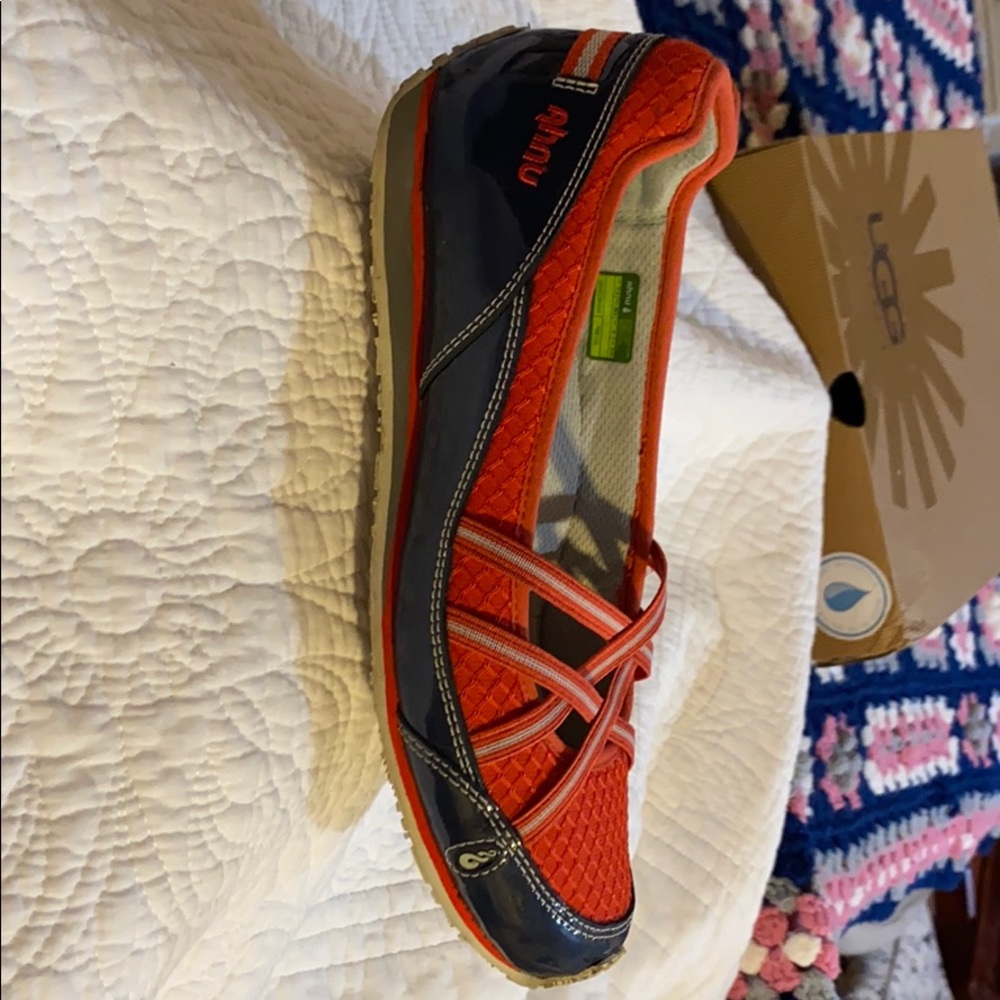 Ahnu, women’s shoe.